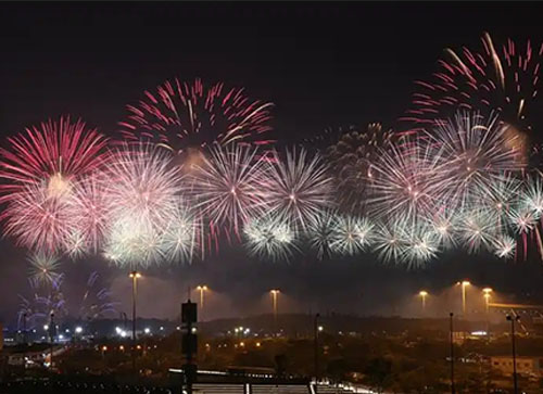 当涂县焰火晚会